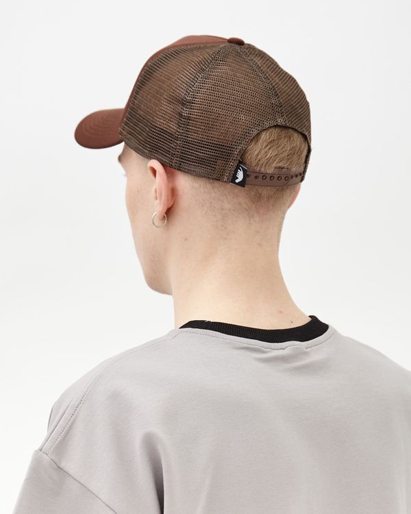 Кепка Trucker коричневая - фото 4