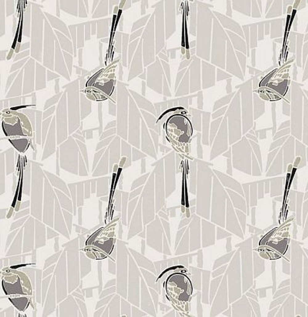 Обои со стилизованными птичками FOL604
