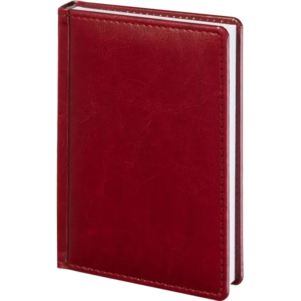 Ежедневник недатированный бордо, А6,100x150, 320стр, Agenda