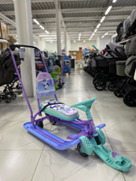 Снегокат «Тимка спорт 6» с пингвинятами (арт. ТС6/П)