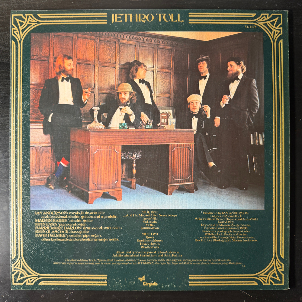 Jethro Tull - Heavy Horses (Швеция 1978г.)