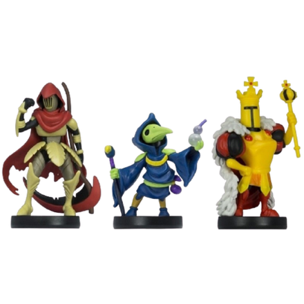 Набор из 3 фигурок Amiibo Shovel Knight Treasure Trove Shovel Knight Коллекция