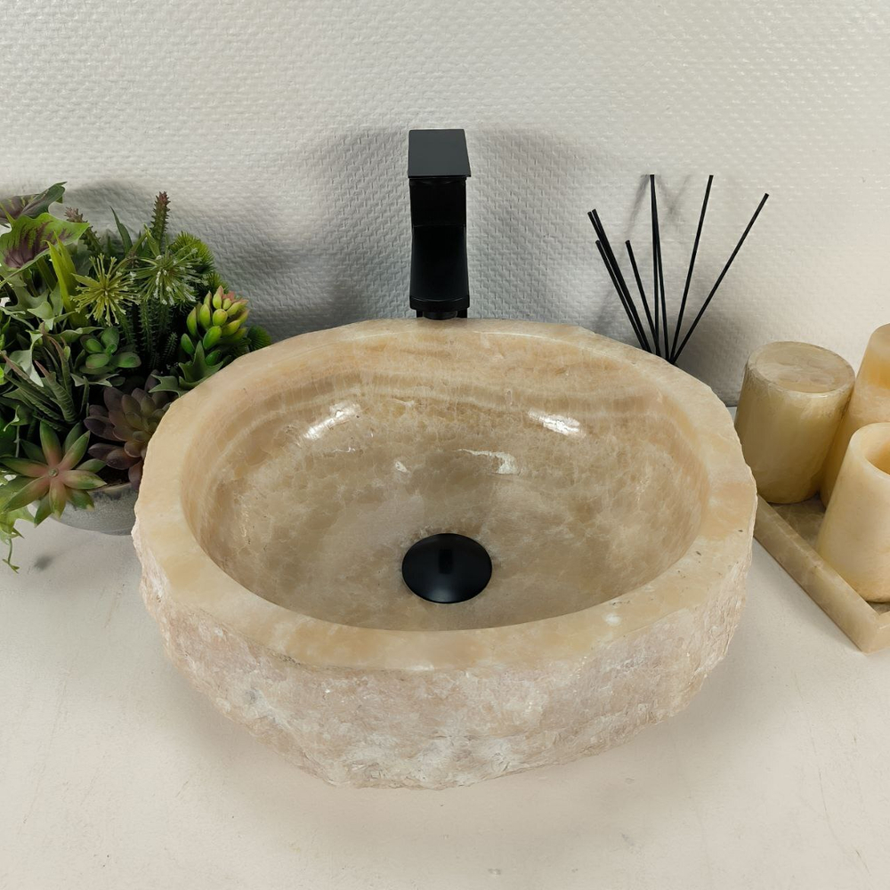 Раковина из оникса Erozy Yellow EO-64538 40*36*16 0159