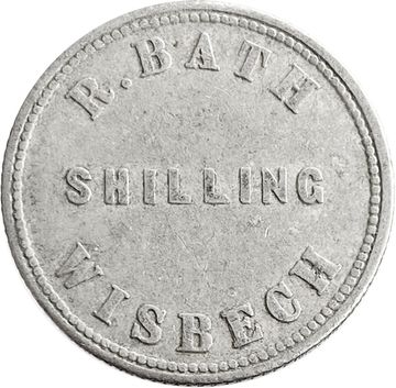 Жетон R.BATH SCHILLING WISBECH Великобритания