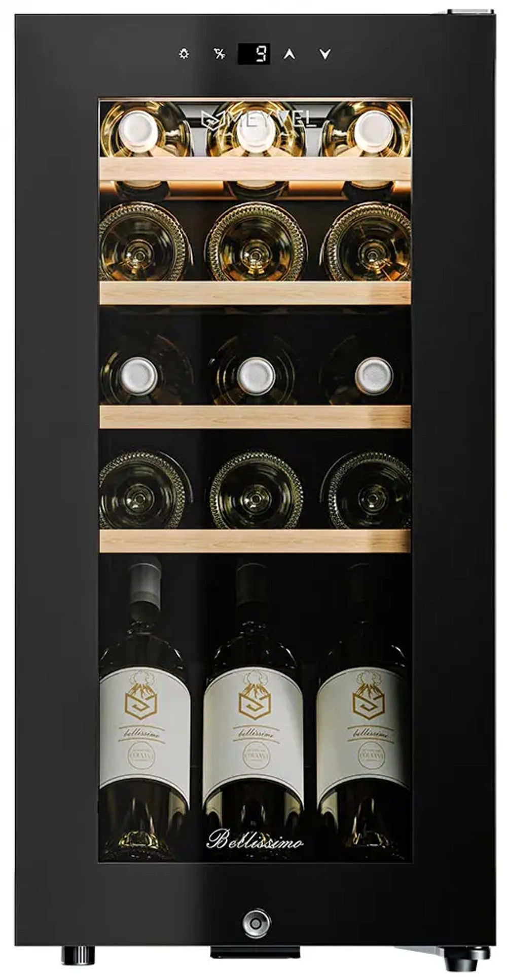 Винный шкаф монотемпературный Meyvel MV15-KBF1