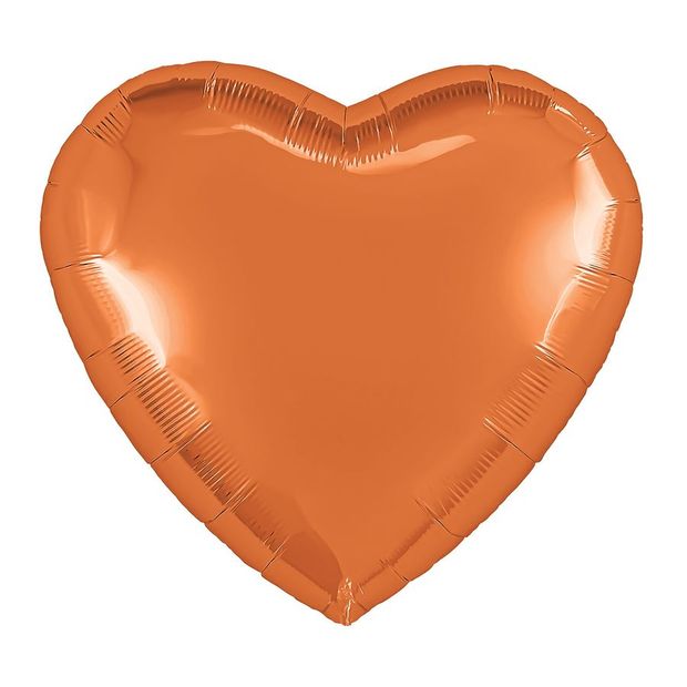 Ag Шар 30'' / 76 см сердце папайя (БГ-70)