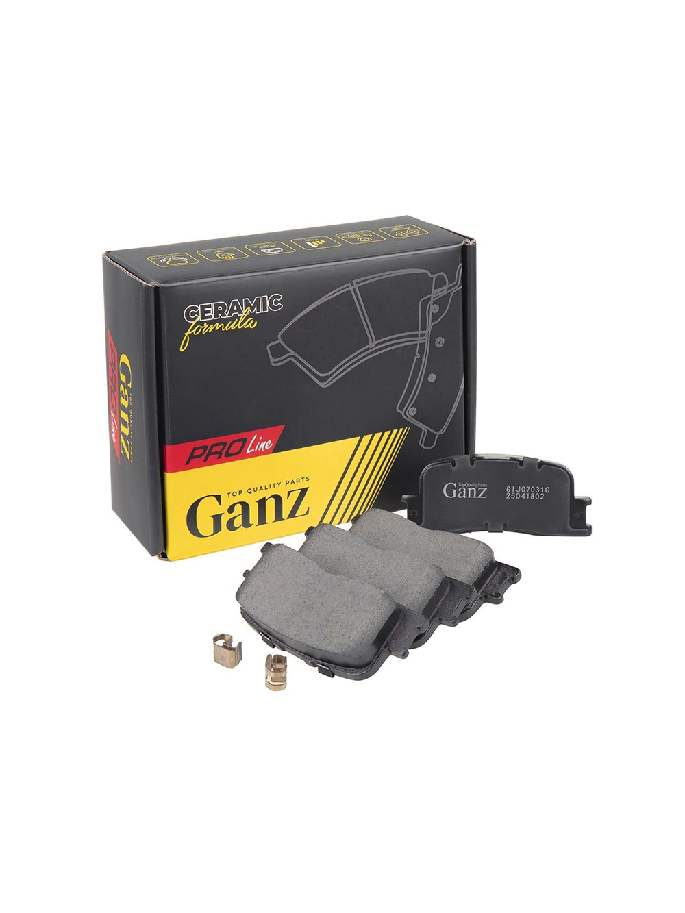 Колодки задние PRO-Line Ceramic TOYOTA CAMRY 2.4/3.0 01-> GANZ GIJ07031C