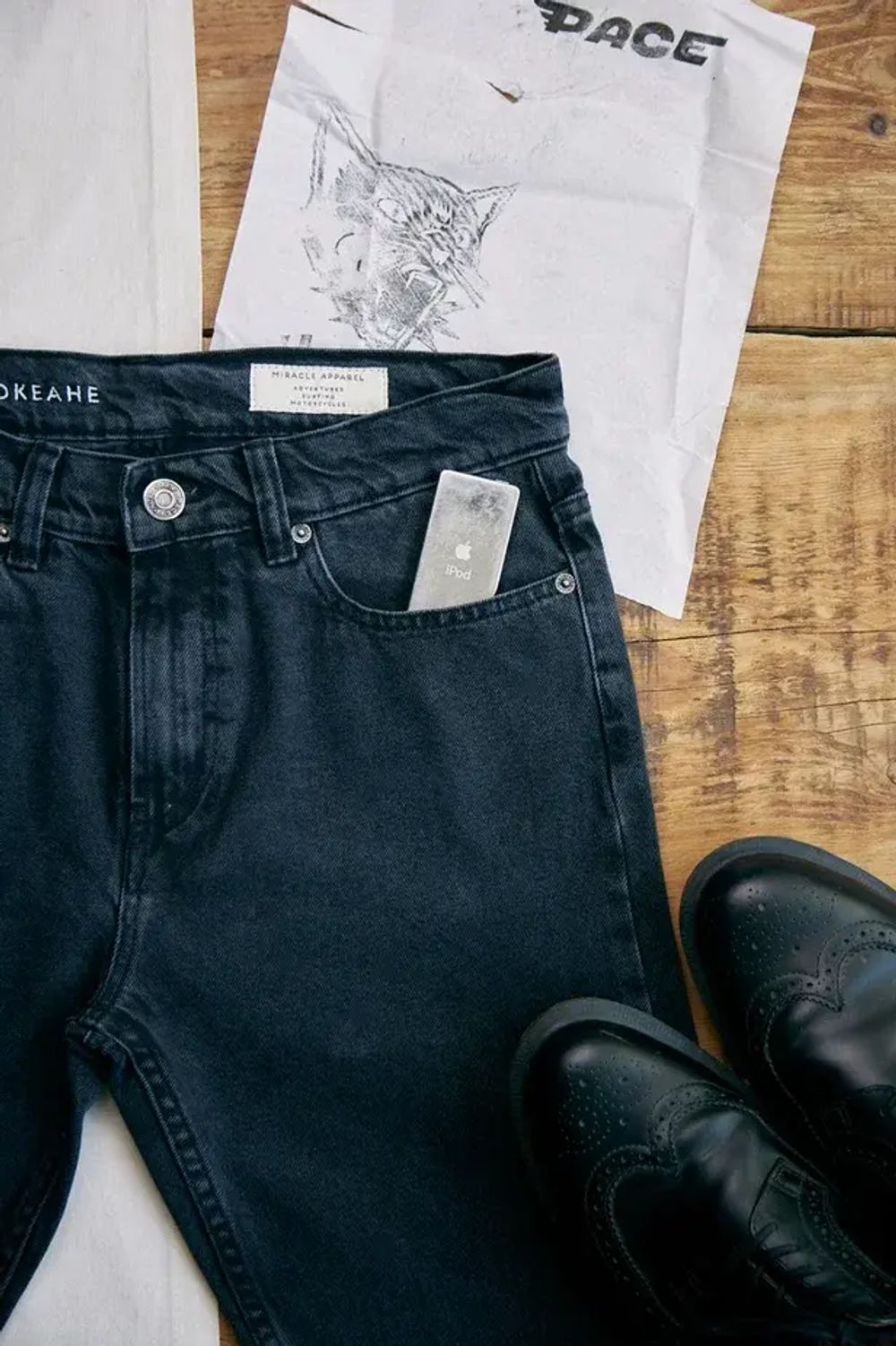 Джинсы Miracle Apparel Vintage Slim 2302 Tapered Мужские серые