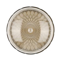 Блюдо сервировочное с крышкой Vanity, Ø30 см, коричневое