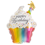 Шар Фольгированный Кекс радужный (Ассорти)