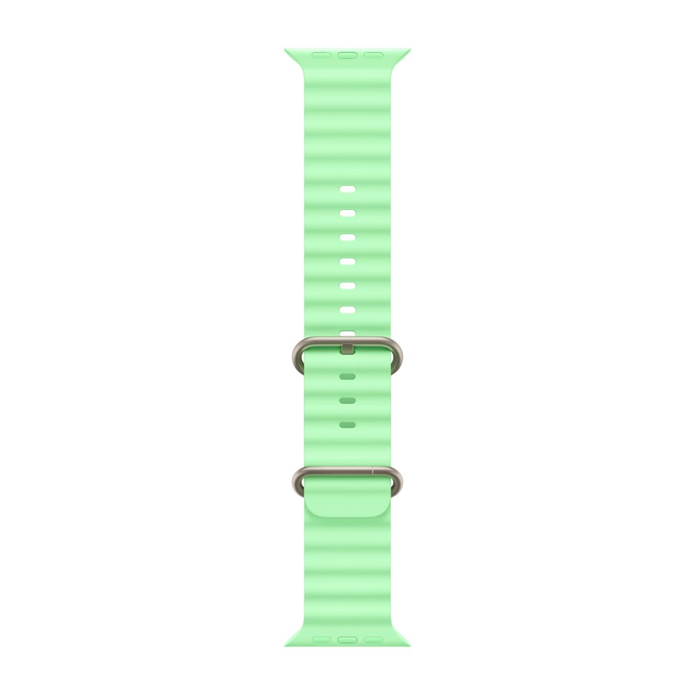 Умные часы Apple Watch Ultra 3 (2025) GPS + Cellular, 49mm, Natural Titanium Case with Neon Green Ocean Band