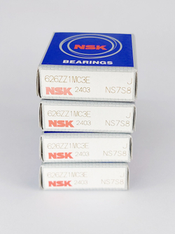 Подшипник NSK 626ZZ1MC3 6х19х6 мм к-т 4 шт.