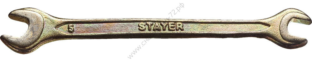 STAYER 6 x 7 мм, рожковый гаечный ключ (27038-06-07)