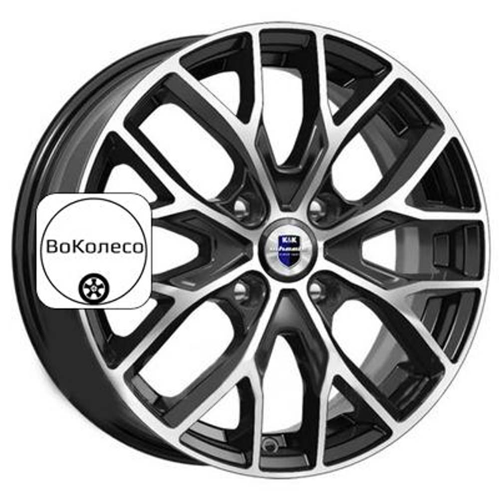 6x16/4x100 ET37 D60,1 Лилиом-оригинал (КС891) Алмаз черный K&K