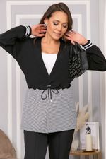 Жакет "На стиле" (блэк/грей) Б5072 LT Collection