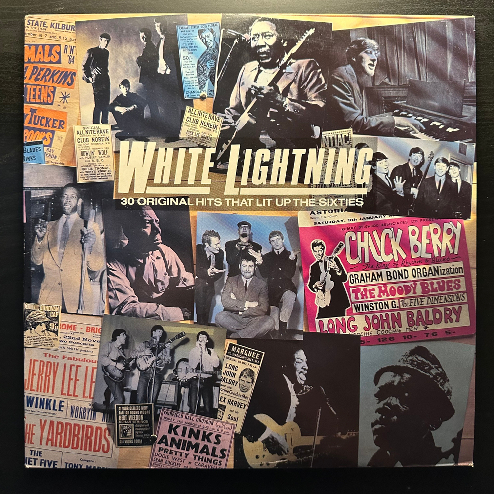 Сборник White Lightning (30 Original Hits That Lit Up The Sixties) 2LP (Европа 1990г.)