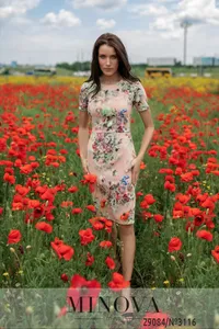 Платье 3116-пудра Minova