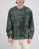 Толстовка Anteater Hoodlong Tie Dye Зеленая