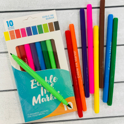 Фломастеры пищевые, яркие (10 шт)