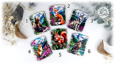 Деревянный магнит "Животные" в ассортименте