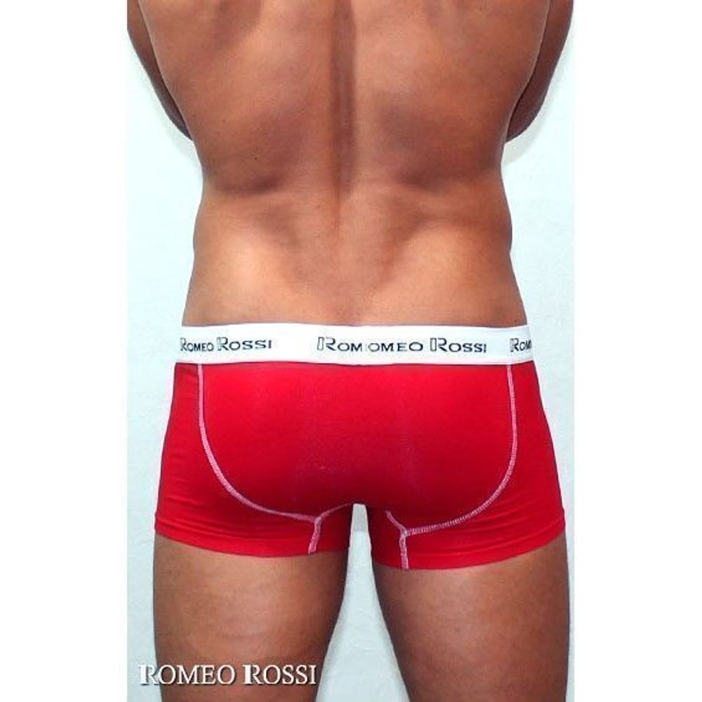 Мужские трусы хипсы красные Romeo Rossi RR365-8 Boxer Brief