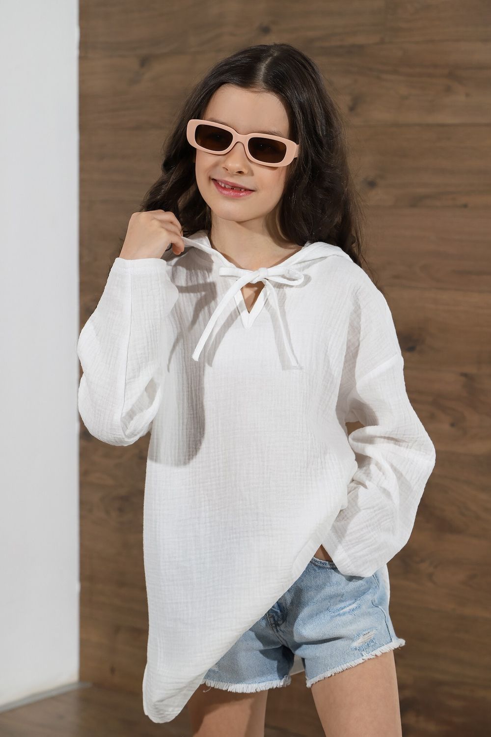 Туника для девочки Пляж-1 Виотекс БЕЛЫЙ