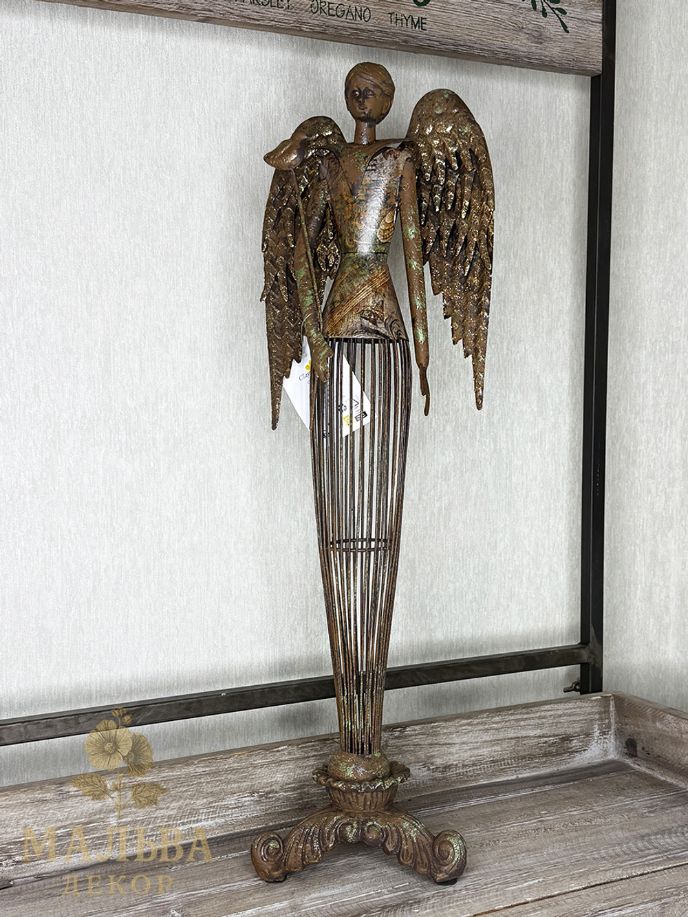 Декор "Античный Ангел" 17x15x54 см