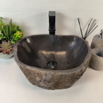 Раковина из речного камня RS-65371 45*37*15 0856