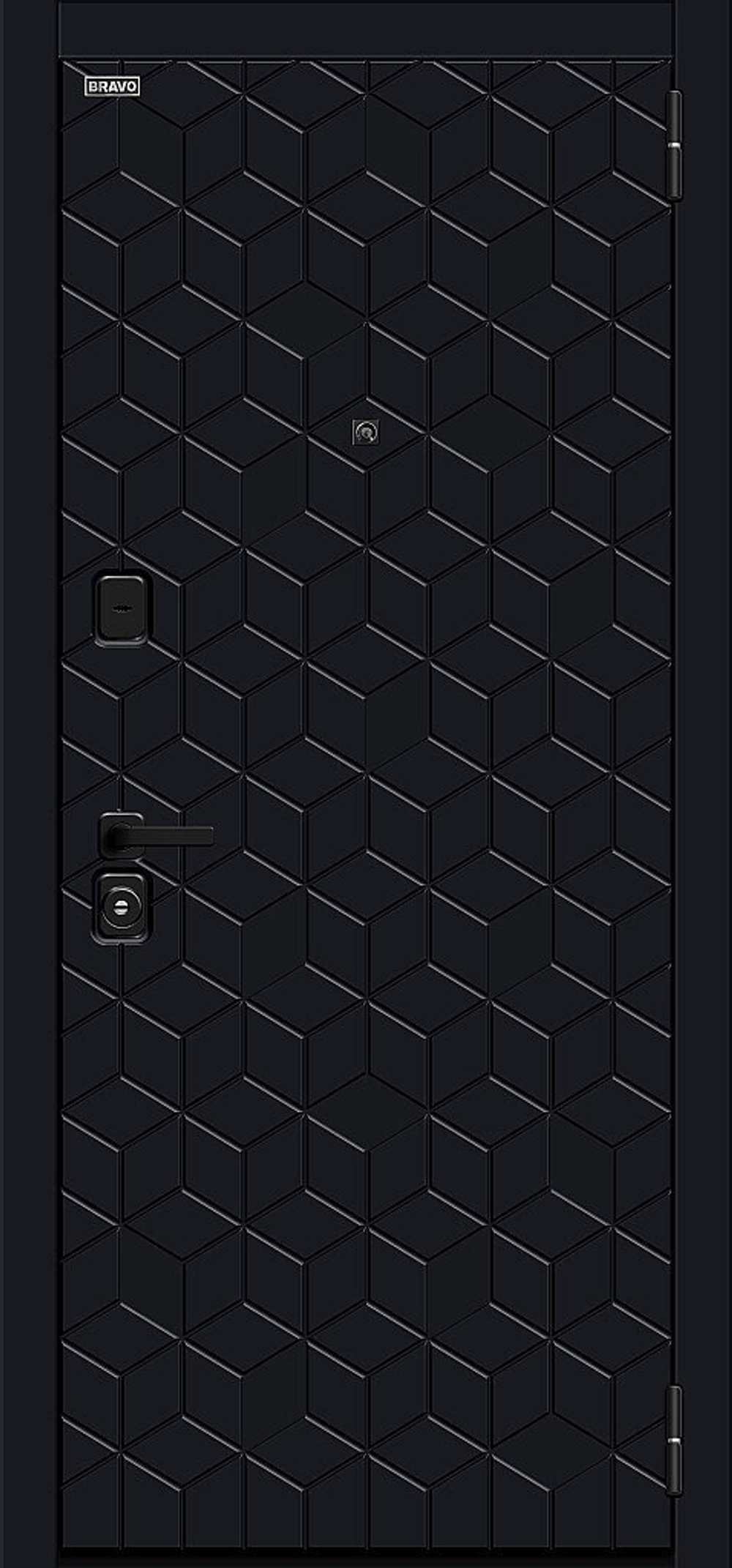 Кьюб (RBE) Total Black/Super White 205*96 правое