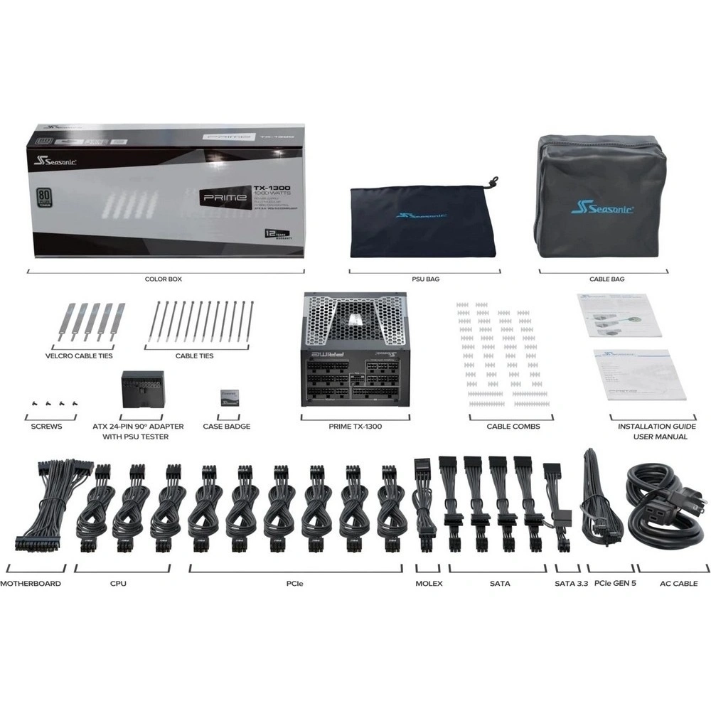 Блок питания Seasonic ATX 1300W Prime TX-1300 Gen.5 80+ Titanium
