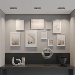 371008 WIR NT25 000 черный Светильник встраиваемый IP20 GX53 12W 220-240V GEMINI