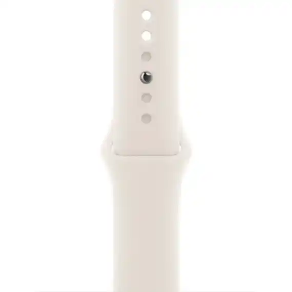 Умные часы Apple Watch SE 3 2025, 40 мм, корпус из алюминия цвета «сияющая звезда», спортивный ремешок цвета «сияющая звезда», размер S/M (MEH34)