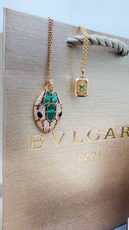 Кулон Bvlgari змея