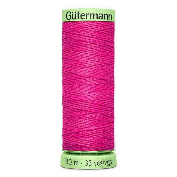 Нитки отделочные Gutermann Top Stitch 30 (30 метров), 5 кат. | 733 розовая фуксия