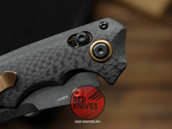 Нож Benchmade Mini Bedlam 865-02 Custom , рукоять Carbon Fiber