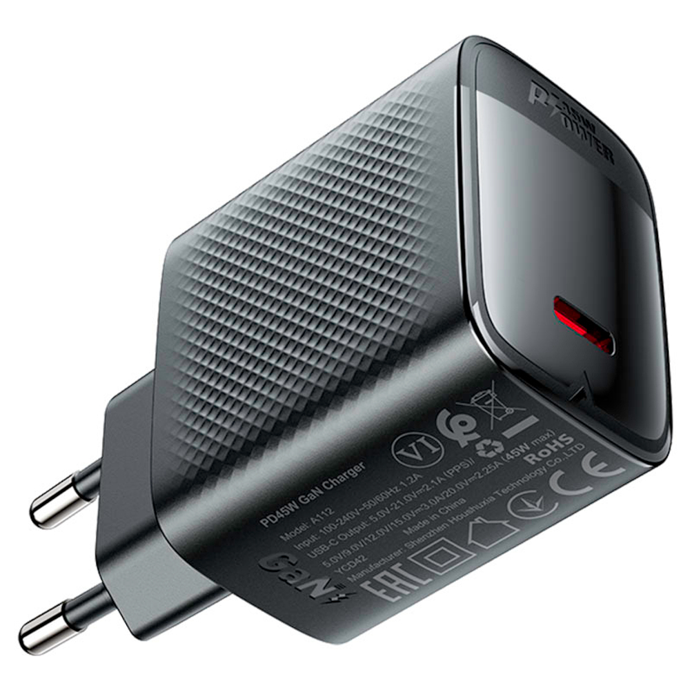 Сетевое зарядное устройство ACEFAST A112 GaN 45 Вт