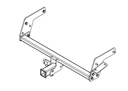 Фаркоп на TOYOTA Rav4 американский квадрат (2019-) (без электрики, паспорт/сертификат в комплекте) Автос.TY 48B