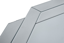 Зеркало настенное 80x80см Garda Decor с зеркальной восьмигранной рамой