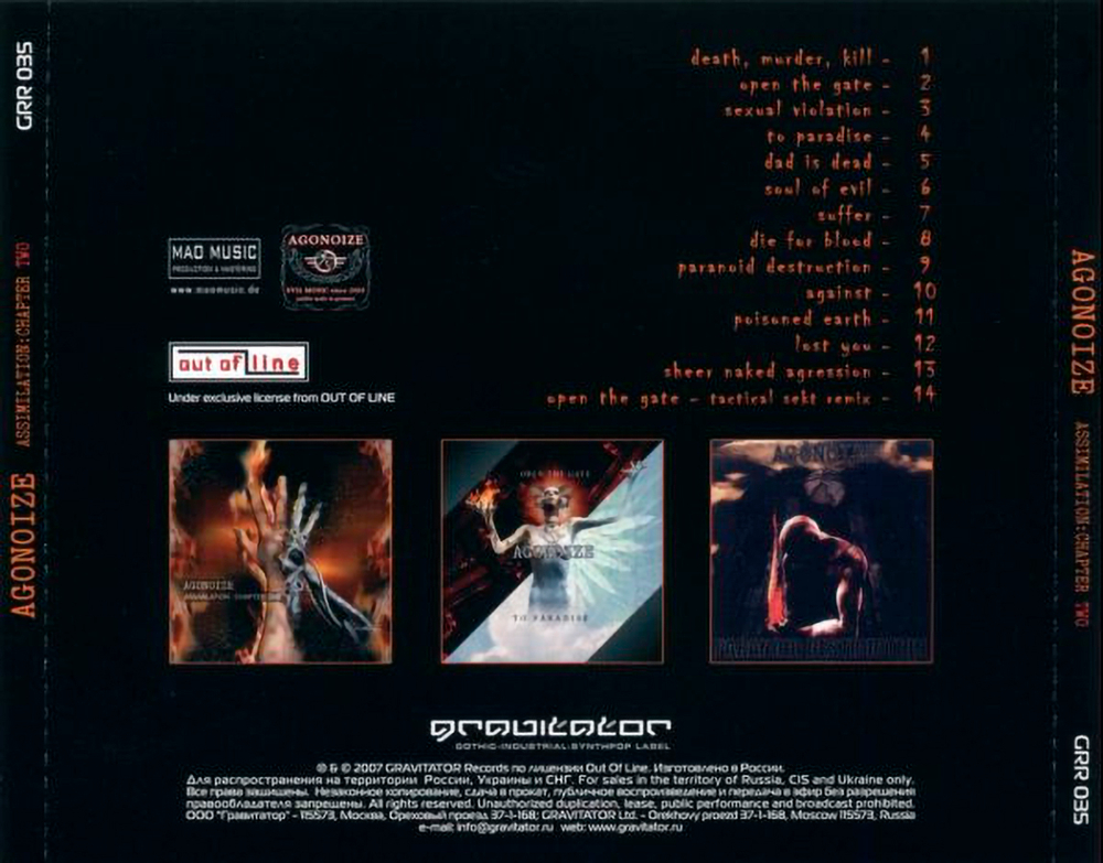 Agonoize / Assimilation: Chapter Two (RU)(CD)
