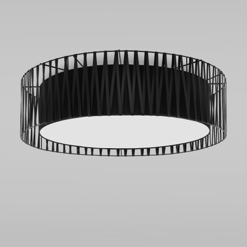 Потолочный светильник с тканевым абажуром 1658 Harmony Black