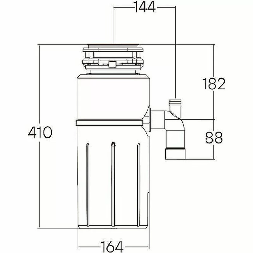 Измельчитель отходов Paulmark Intenso I-800 хром