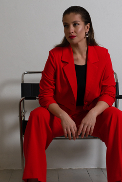 Жакет женский 3736зпб, пламя #479Пла043736зпб