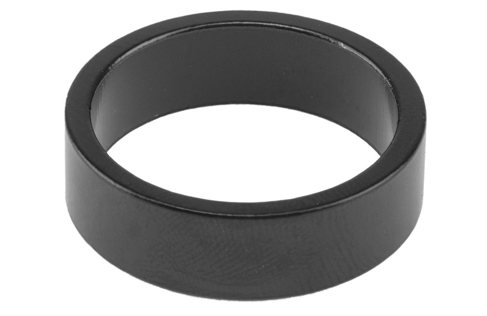 Проставочное кольцо рулевой колонки алюминиевое &quot;спейсер&quot;, h-10мм, для штока вилки 1-1/8&quot;, черное