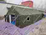 Обустройство городка «Гарнизон» из ПВХ, казарма камуфляж, 10×4×4,5 м
