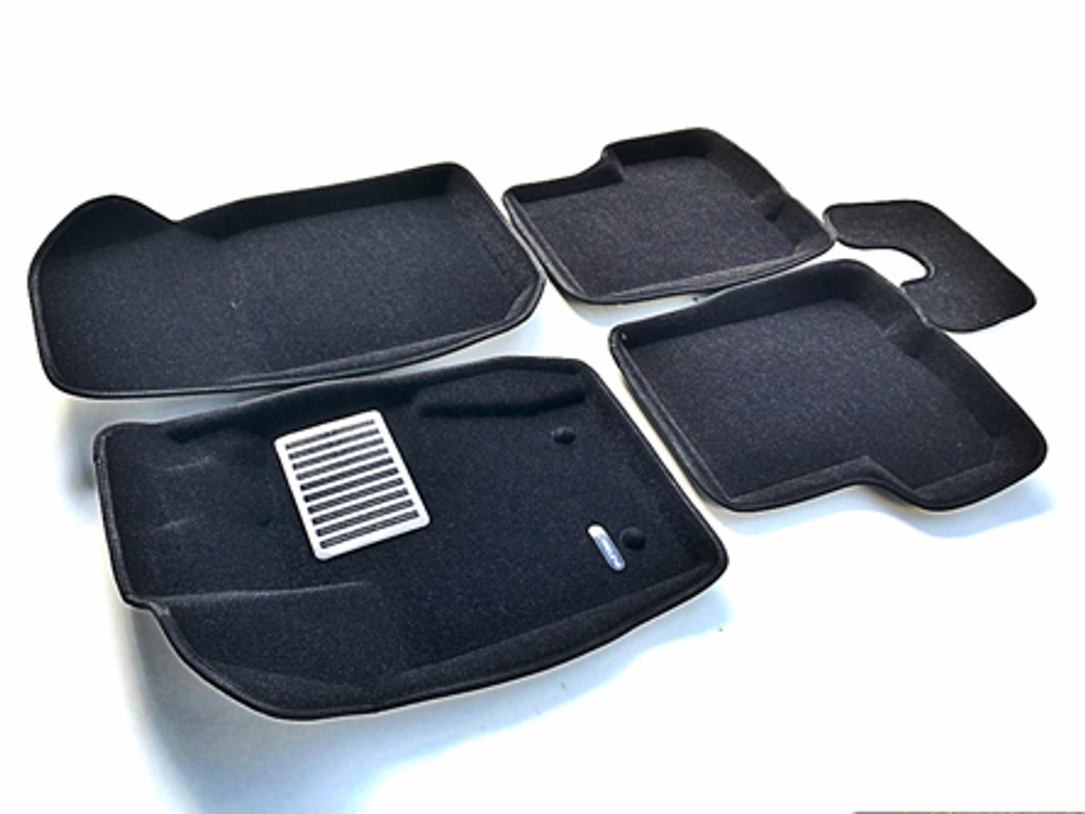 Коврики салона для RENAULT Duster (2010-2014) / NISSAN Terrano (2011-2014) Euromat 3D Lux черные. Арт. EM3D-004200