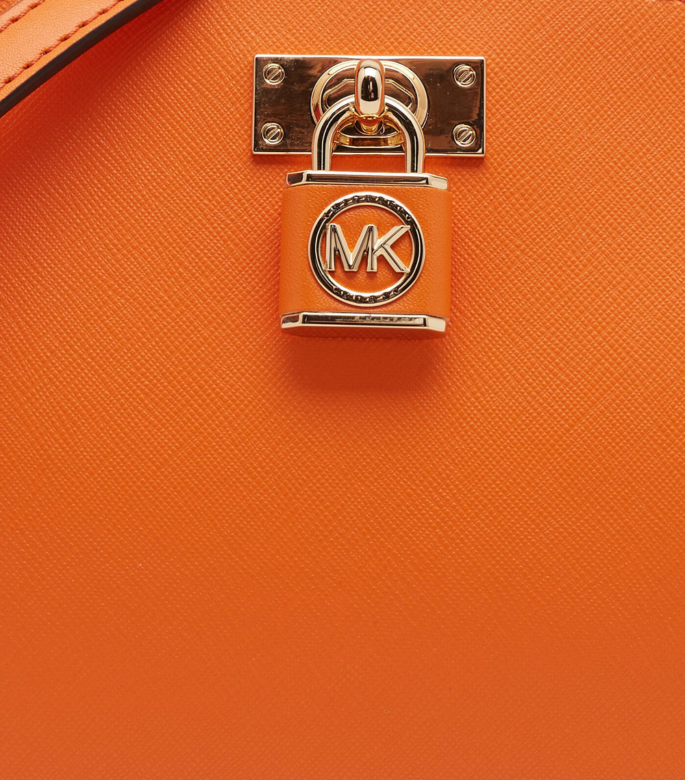 кожаная сумка-мессенджер Michael Kors - оранжевый(30S3GR0M2L)