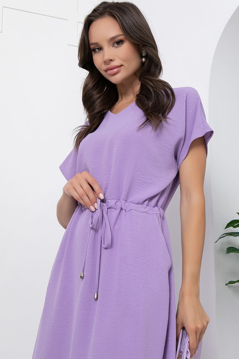 Платье "Лина" (сирень) П6048 LT Collection (Акция)