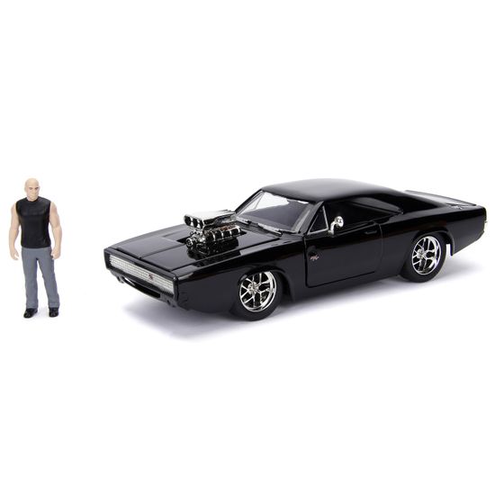 Набор Машинка с Фигуркой Форсаж 2.75"+1:24 1970 Dodge Charger (Street) W/Dom Toretto Figure 30737