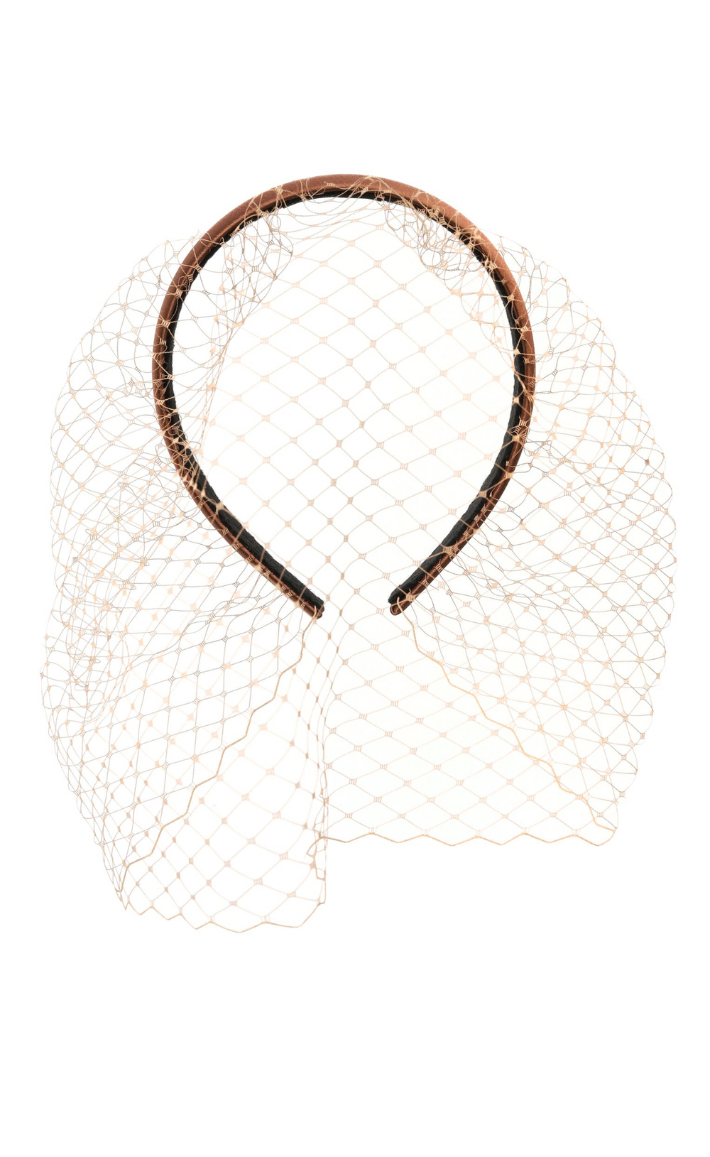 Вуаль классическая коричневая