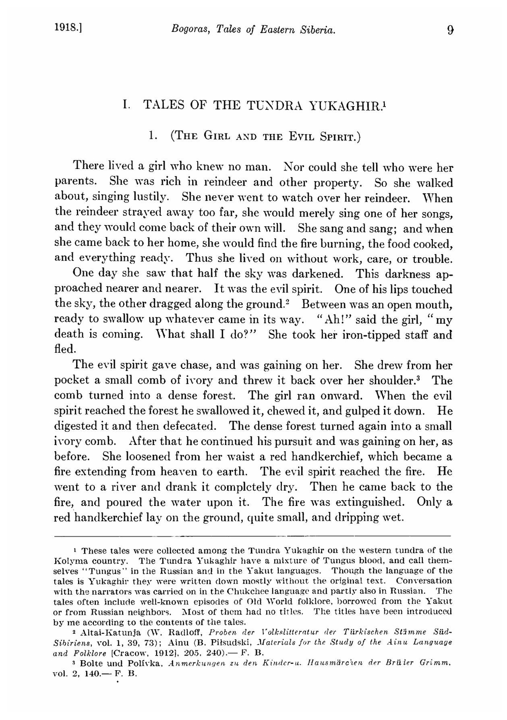 Tales of Yukaghir, Lamut, and Russanized Natives of Eastern Siberia | Waldemar Bogoras